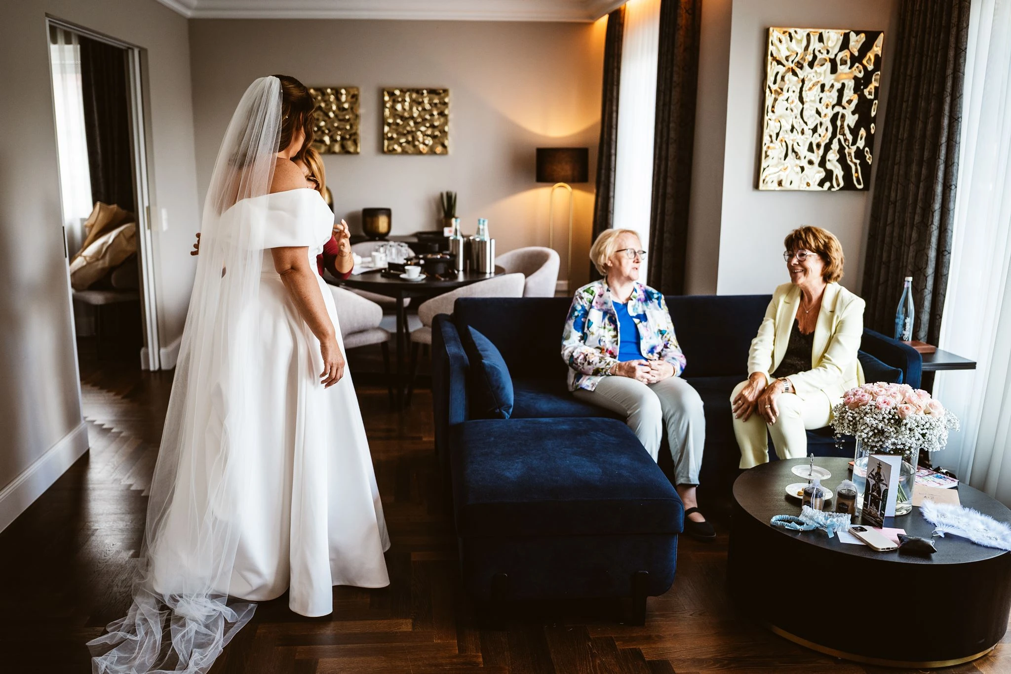 Getting Ready und Vorbereitungen im Parkhotel Engelsburg