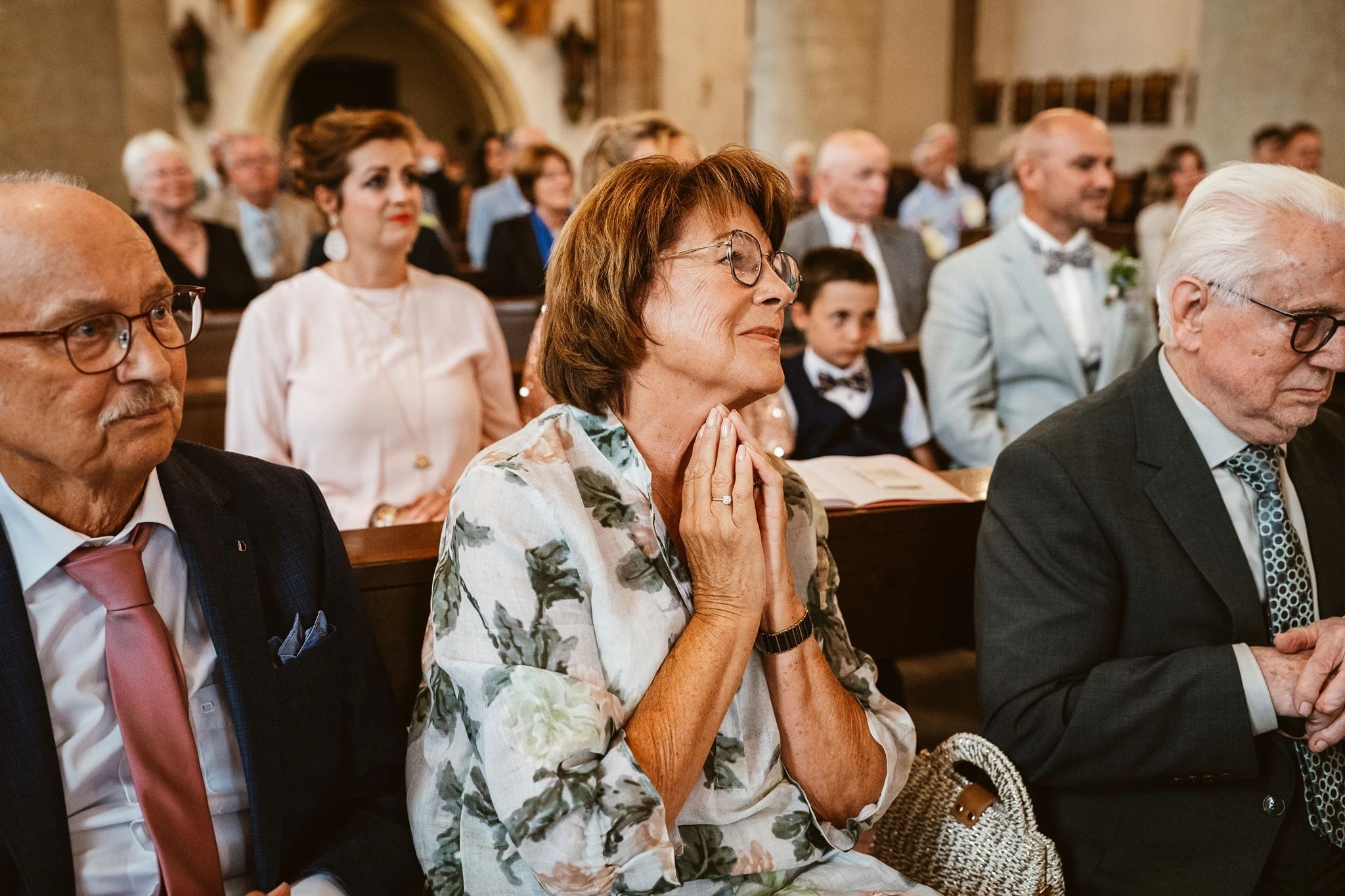 Kirchliche Trauung von Ariane und Benjamin in St. Peter