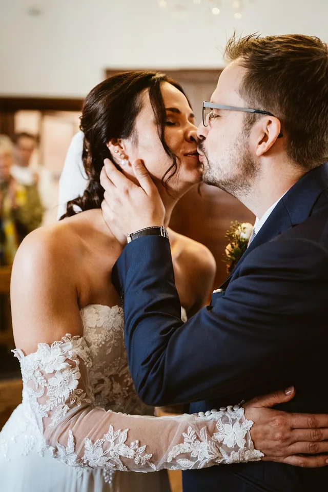 Freundliche Begegnung bei Michelle und Dominic